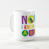 Eric Carleが私のABCを知る コーヒーマグカップ (正面左)