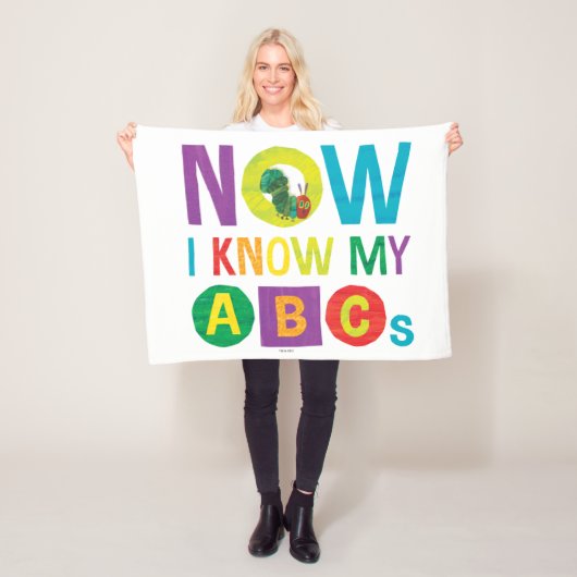 Eric Carleが私のABCを知る フリースブランケット (インサイチュ)