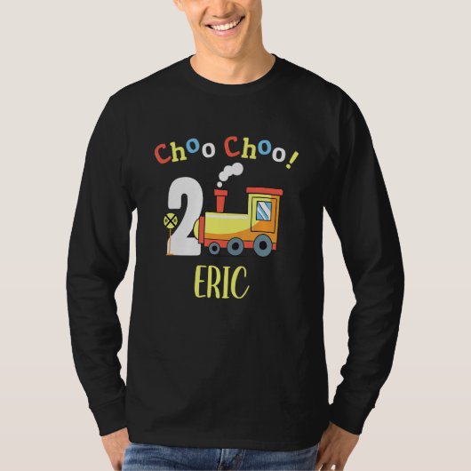Eric Choo Choo Two Train 2nd Birthday Turning 2 Tシャツ (正面)