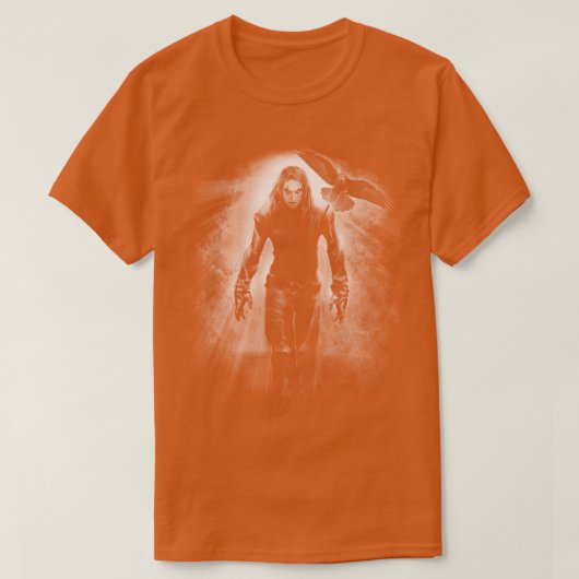 Eric Draven雨は常に降らない Tシャツ (デザイン正面)