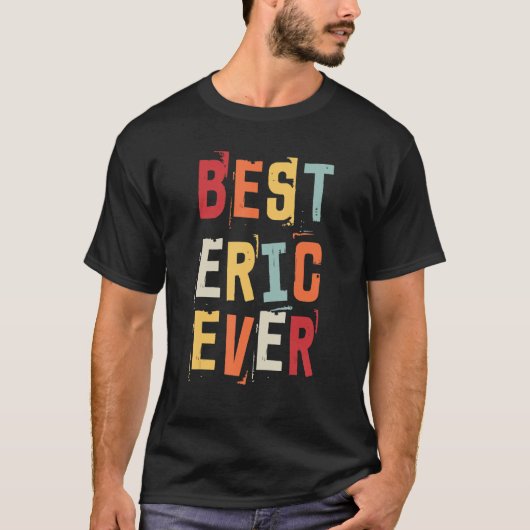 Eric Ever最高のレトロ誕生名人気があるEric Cost Tシャツ (正面)