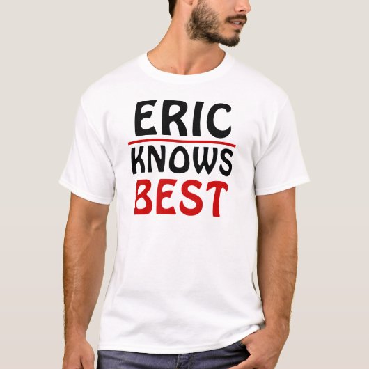 Eric Knows Best Tシャツ (正面)