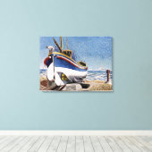 Eric Ravilious – アデルバラ,アール素晴らしトのライフボート キャンバスプリント (インサイチュ (ウッドフロア))