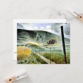 Eric Ravilious – ウィルミントン・ジャイアント素晴らし、アート、 カード (正面/裏面インサイチュ)