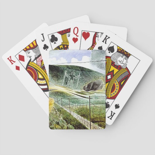 Eric Ravilious - ウィルミントン・ジャイアント トランプ (裏面)