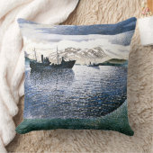 Eric Ravilious – ノルウェー、魔法現実主義、 クッション (ブランケット)