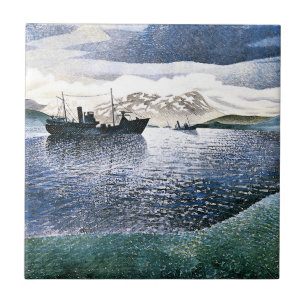 Eric Ravilious – ノルウェー、魔法現実主義 タイル