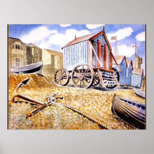 Eric Ravilious - Adelburgh ポスター