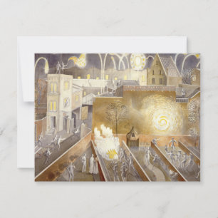 Eric Ravilious art、11月5日 カード