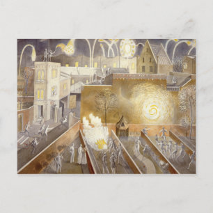 Eric Ravilious art、11月5日 ポストカード