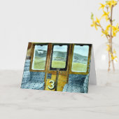 Eric Ravilious art、Train Landscape、 カード (黄色い花)