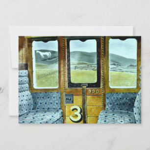 Eric Ravilious art、Train Landscape カード