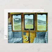 Eric Ravilious art、Train Landscape ポストカード (正面/裏面)