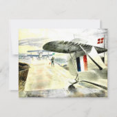 Eric Ravilious art、Walrus Aircraft on Slipway カード (正面)