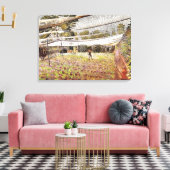 Eric Ravilious artwork, Strawberry Nets キャンバスプリント (インサイチュ (リビング))