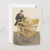 Eric Ravilious Britishによるナイフグラインダーヴィンテージ ポストカード (正面/裏面)