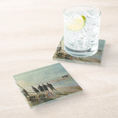 Eric Ravilious - Dangerous Work at Low Tide, ガラスコースター (アングル)