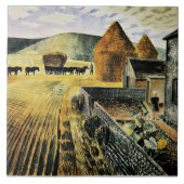 Eric Ravilious - Furlongs タイル (正面)