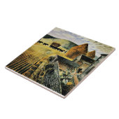 Eric Ravilious - Furlongs タイル (側面)