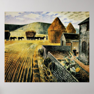Eric Ravilious - Furlongs ポスター
