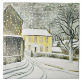 Eric Ravilious - Hallstead Road in Snow, タイル (正面)