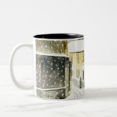 Eric Ravilious - Hallstead Road in Snow, ツートーンマグカップ (左)