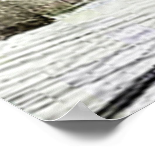 Eric Ravilious - Hallstead Road in Snow, ポスター (角)