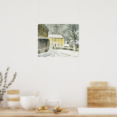 Eric Ravilious - Hallstead Road in Snow, 1936 ポスター (キッチン)