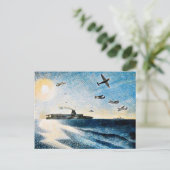 Eric Ravilious - HMS北極圏で輝く ポストカード (スタンド正面)