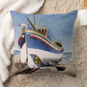 Eric Ravilious - Lifeboat at Adelburgh,  クッション (ブランケット)