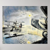 Eric Ravilious - Morning on the Tarmac ポスター (正面)