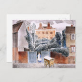 Eric Ravilious、The Vicarage、魔法現実主義 ポストカード (正面/裏面)