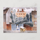 Eric Ravilious、The Vicarage、魔法現実主義 ポストカード (正面)