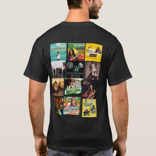 ERIC SMITHとMIGHTY ROOTS Basic Dark T-Shirt Tシャツ (裏面)