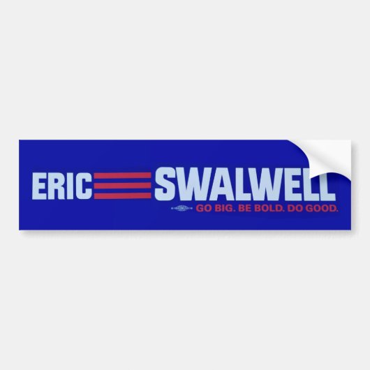 Eric Swawalwell社長 バンパーステッカー (正面)