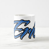 Eric Vorname Name blue Tasse Kaffeetasse コーヒーマグカップ (中央)