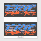 Eric Vorname Name Graffiti Aufkleber Sticker シール (シート)