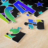 「ERICA」名、おもしろい「ハッピーバースデー」 ジグソーパズル (側面)