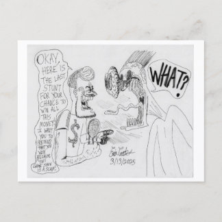 Erica Crooks Comics : Game Show scam シーズンポストカード