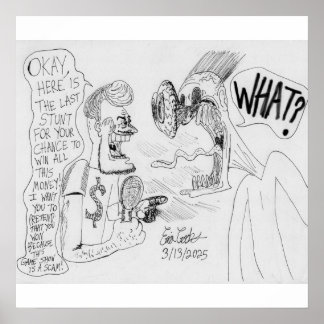 Erica Crooks Comics : Game Show scam ポスター