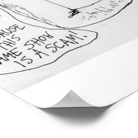 Erica Crooks Comics : Game Show scam ポスター (角)