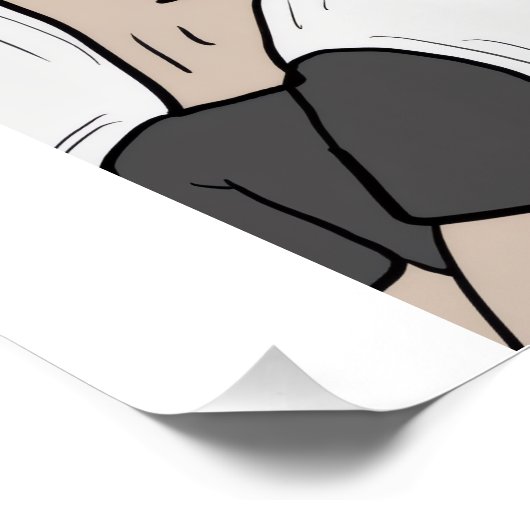 Erica Crooks Comics - Man fearing love ポスター (コーナー)