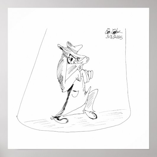 Erica Crooks Comics - sneaky villain man ポスター (正面)