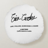 Erica Crooks Comics - sneaky villain man ラウンドクッション (裏面)