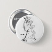 Erica Crooks Comics - sneaky villain man 缶バッジ (正面&裏面)