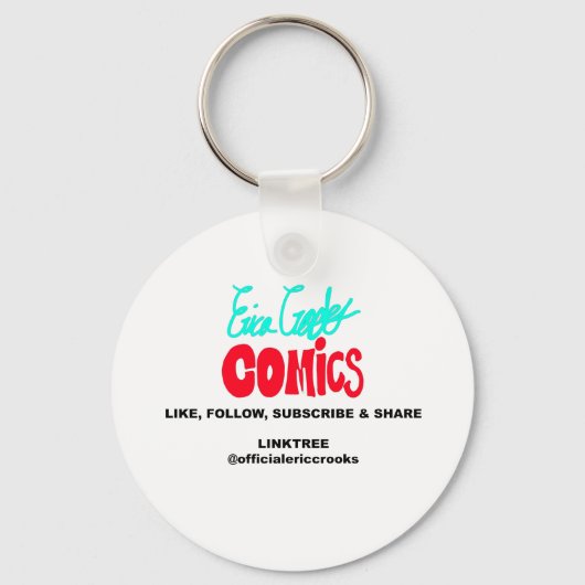 Erica Crooks Comics - What did you just say ? キーホルダー (裏面)