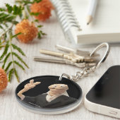 Erica Crooks puppet peace キーホルダー (正面右)