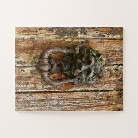 Erice Lion Knocker | Sicily's Medieval Grit ジグソーパズル (横)