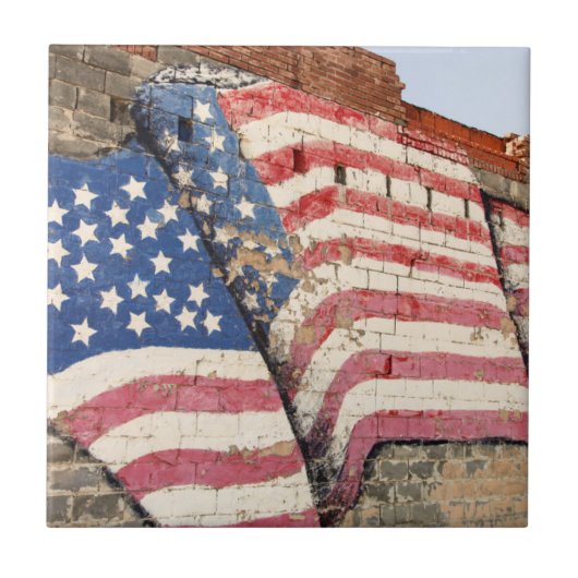 Erick、オクラホマ、米国。 ルート66 タイル (正面)