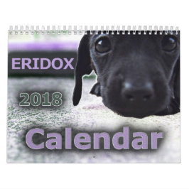 Eridoxのダックスフント2018のカレンダー カレンダー
